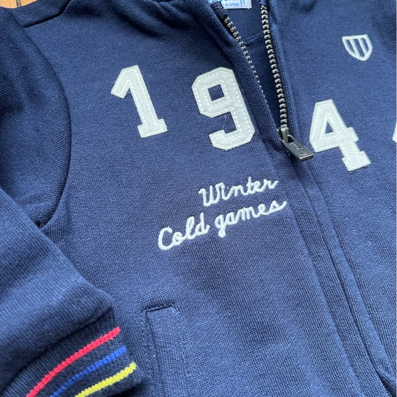 Baby boy 6 month full zip sweater BNWT - Picture 2 of 2